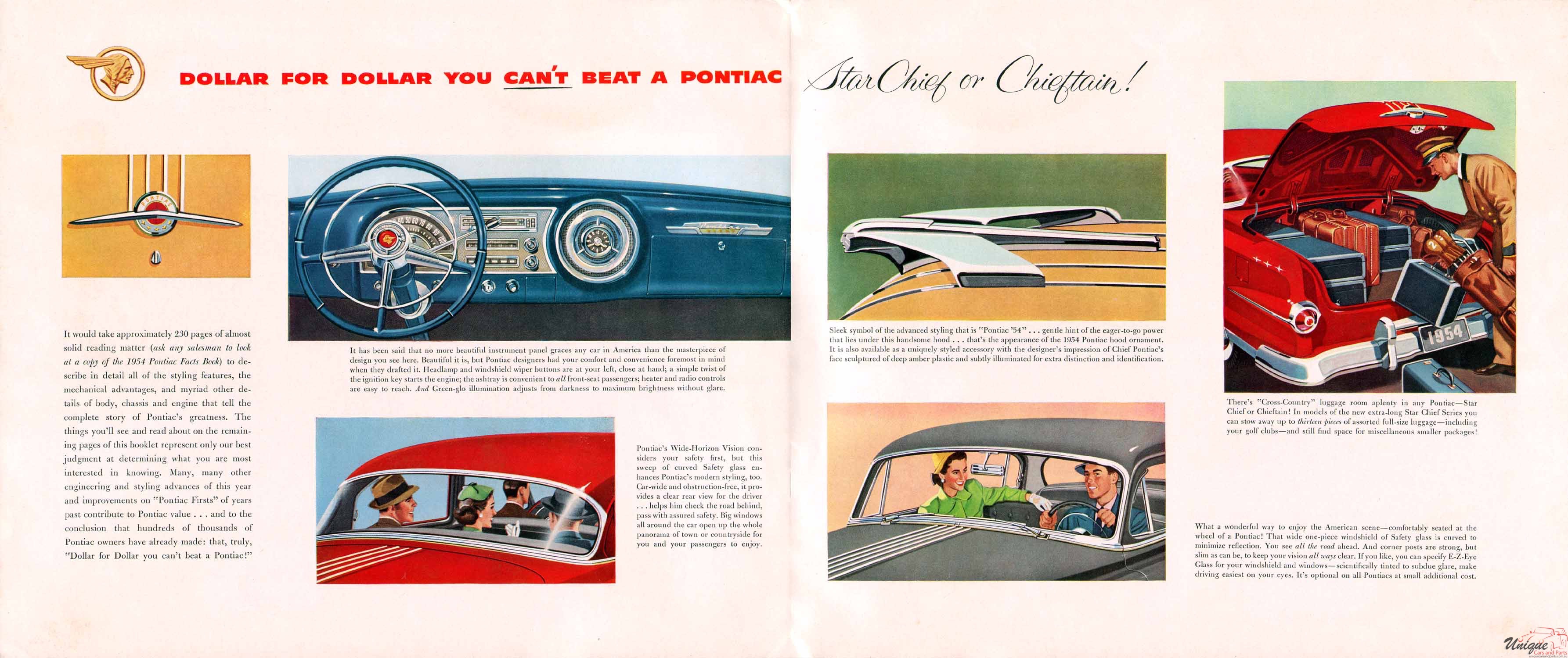 1954 Pontiac Prestige Brochure Page 1